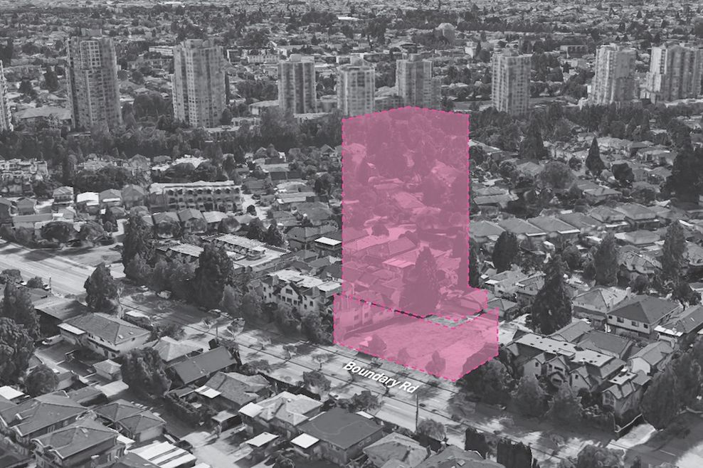 5027-5053 Boundary Road Vancouver Morrison Park social housing tower