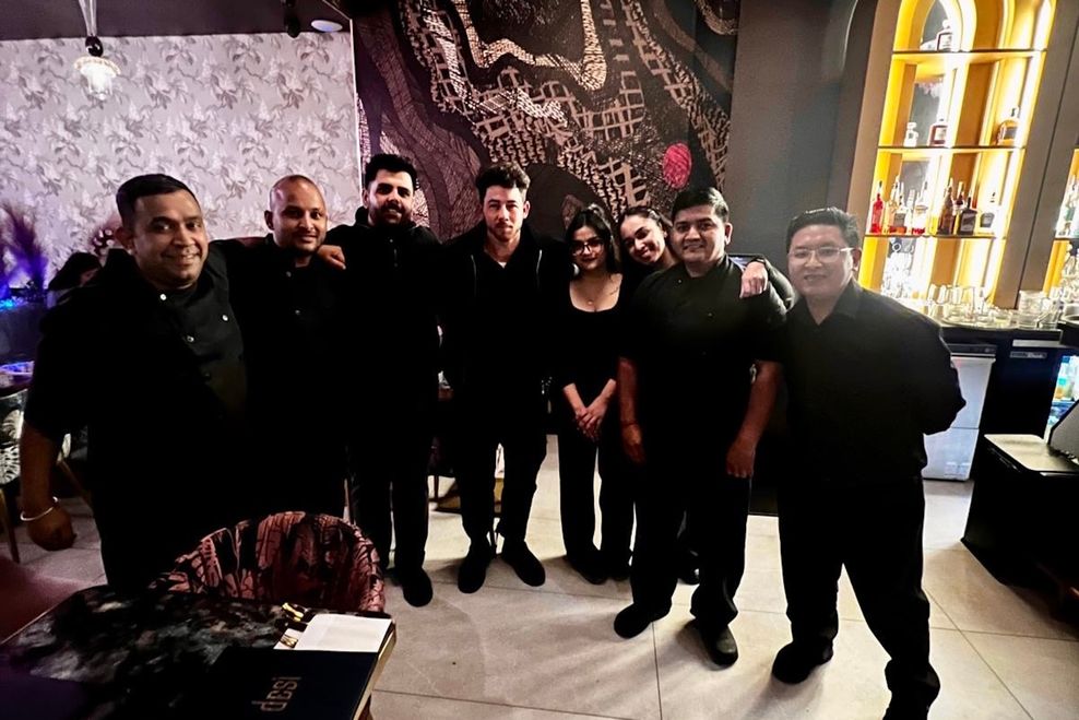 Nick Jonas at Desi Indian Lounge (Desi Indian Lounge)