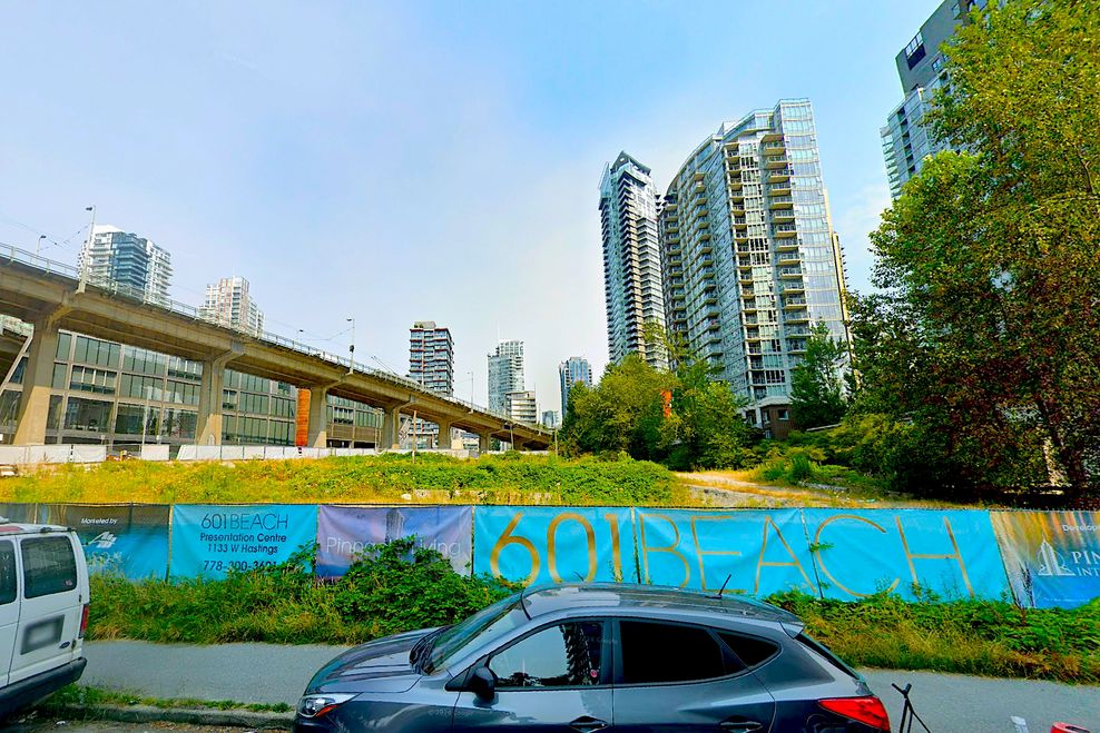 Site of 601 Beach Crescent, Vancouver. (Google Maps)