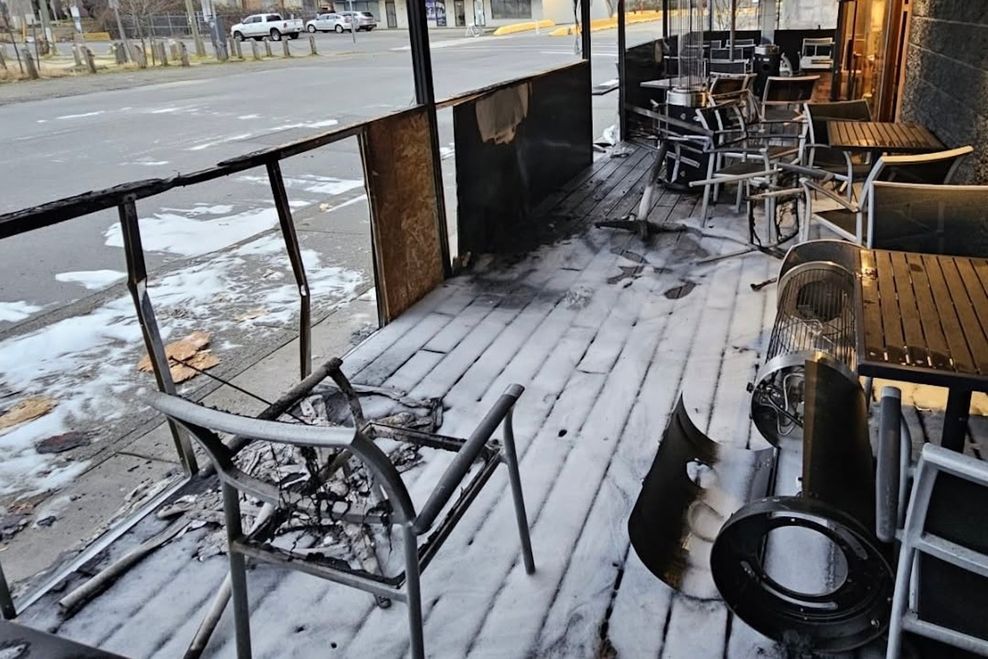 The aftermath of the fire (@storycafeandmore/Instagram)