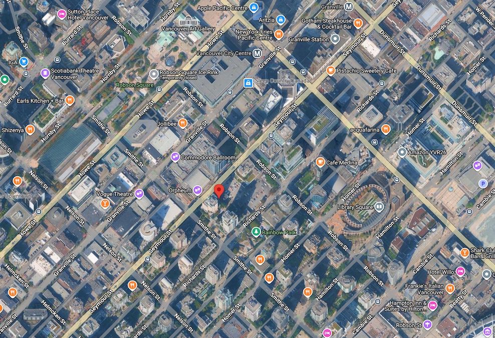 852-872 Seymour Street Vancouver hotel