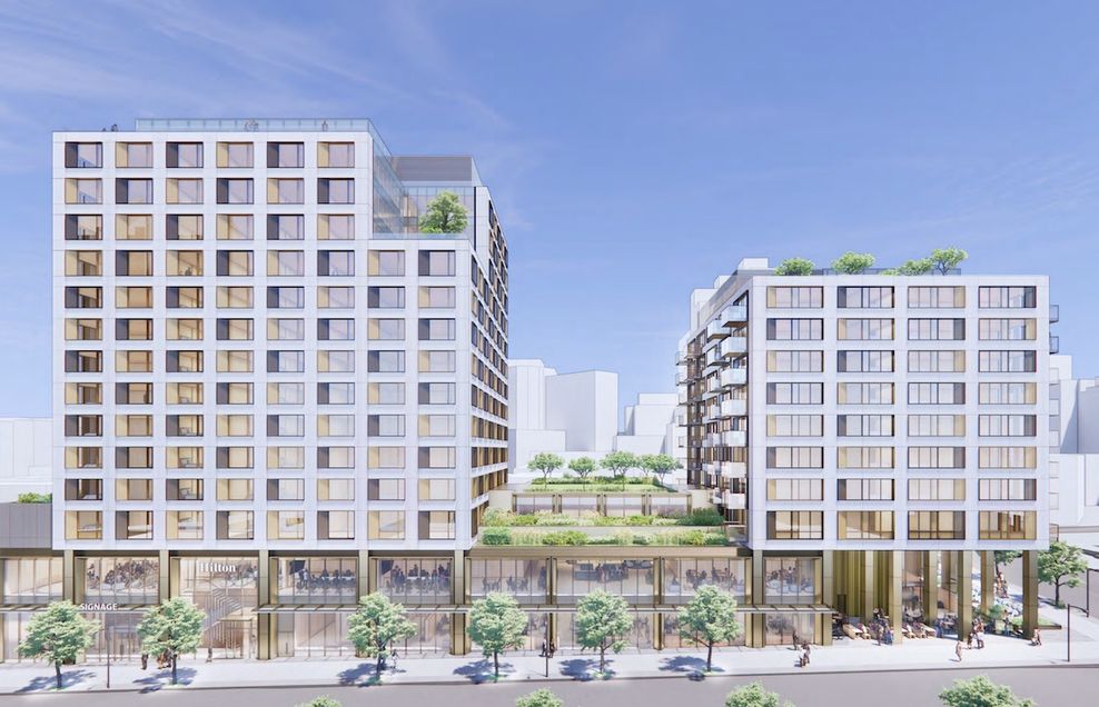 888 west broadway vancouver hilton hotel 2025 concept