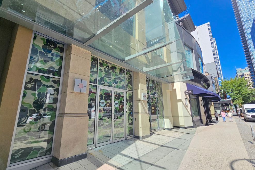 BAPE at 1020 Alberni St., Vancouver. (Kenneth Chan)