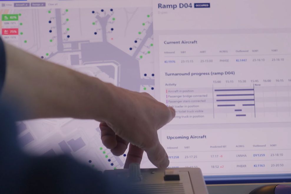 amsterdam schiphol airport deep turnaround ams