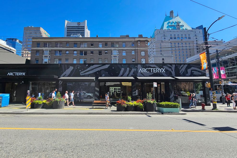 Arc'teryx's new downtown Vancouver flagship store at 1001 Robson St. (Kenneth Chan) 