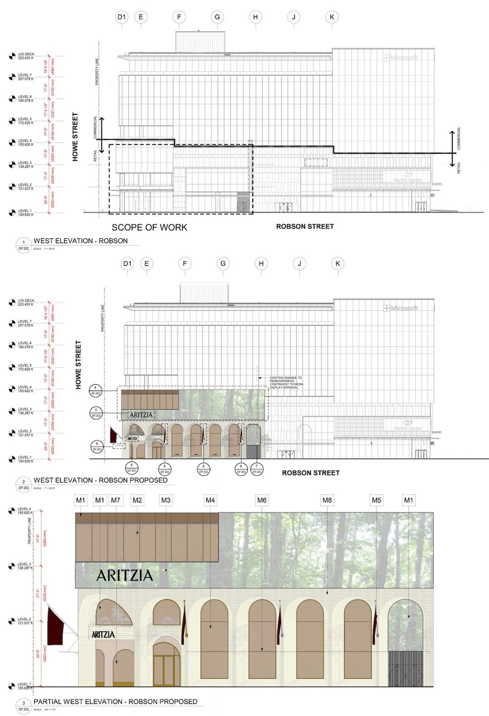 aritiza cf pacific centre mall vancouver flagship store