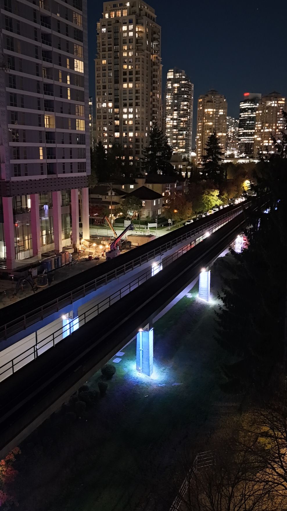 bc parkway illumination skytrain expo line burnaby 