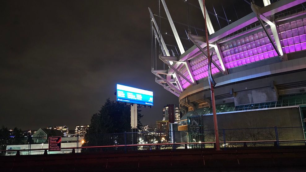 bc place stadium new outdoor video board