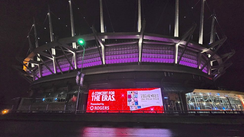 bc place stadium new outdoor video board