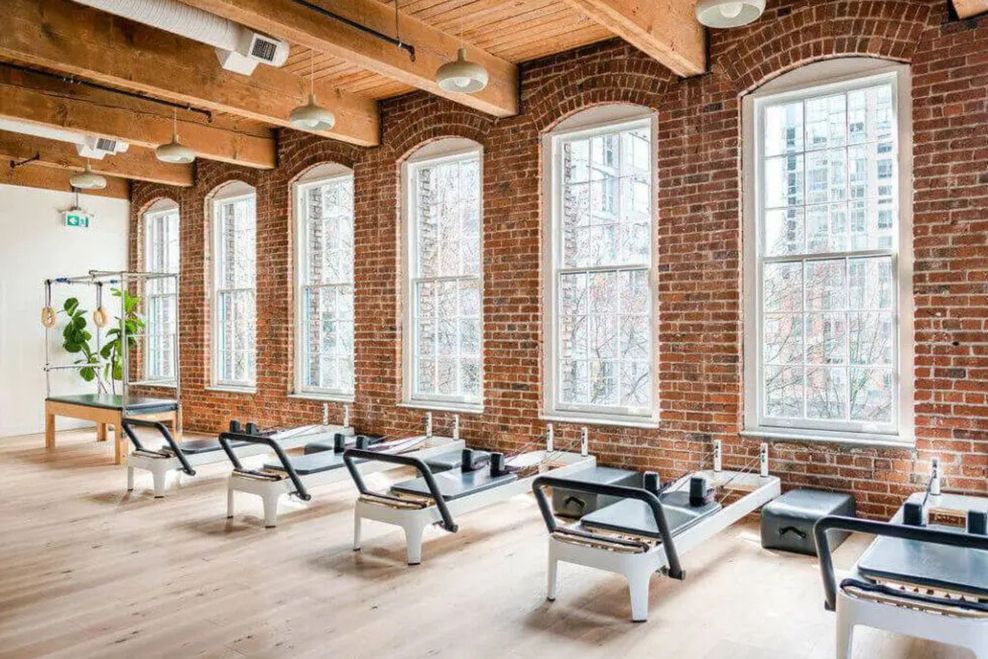 Form Body Lab’s bright and airy pilates studio in downtown Vancouver. (formbodylab.com)
