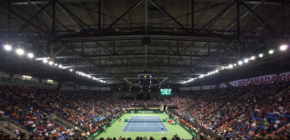 davis cup tennis ubc doug mitchell thunderbird sports centre