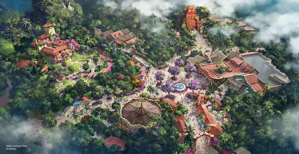 Preliminary artistic rendering reimagining Dinoland USA at Animal Kingdom. (Disney)