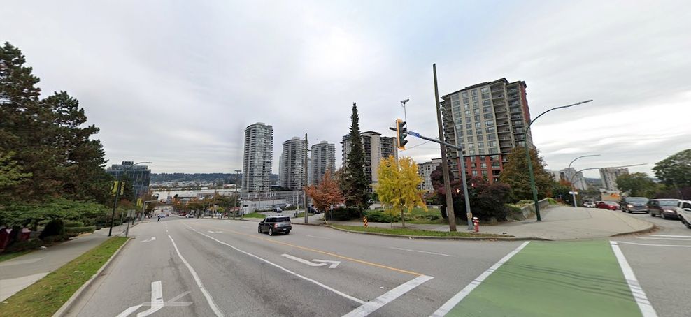 Artistic rendering of the new Douglas College student housing and academic building at 808 Royal Avenue, New Westminster.
