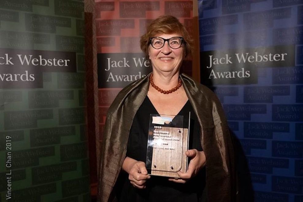 Frances Bula. (Vincent L. Chan/UBC)