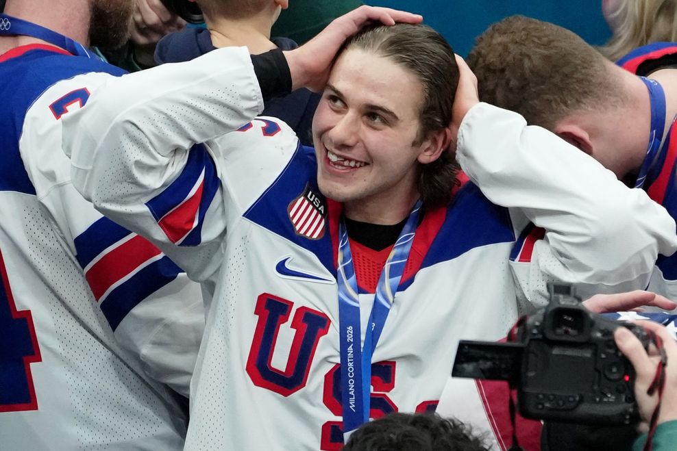 Canada has USA's Olympic golden goal puck and Jack Hughes is livid