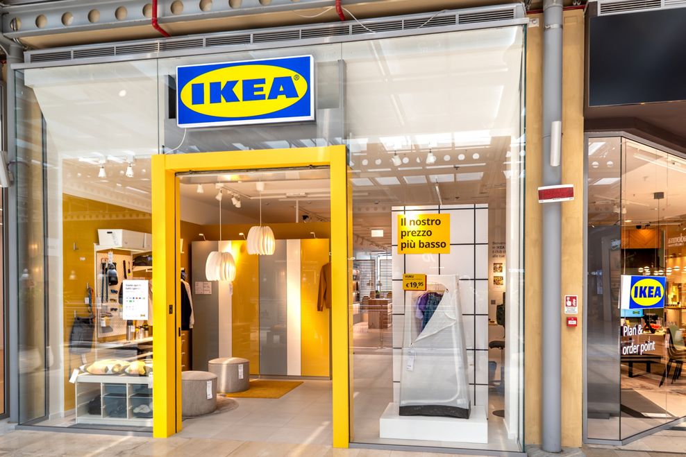 An Ikea plan and order point in Italy. (Framarzo/Shutterstock)