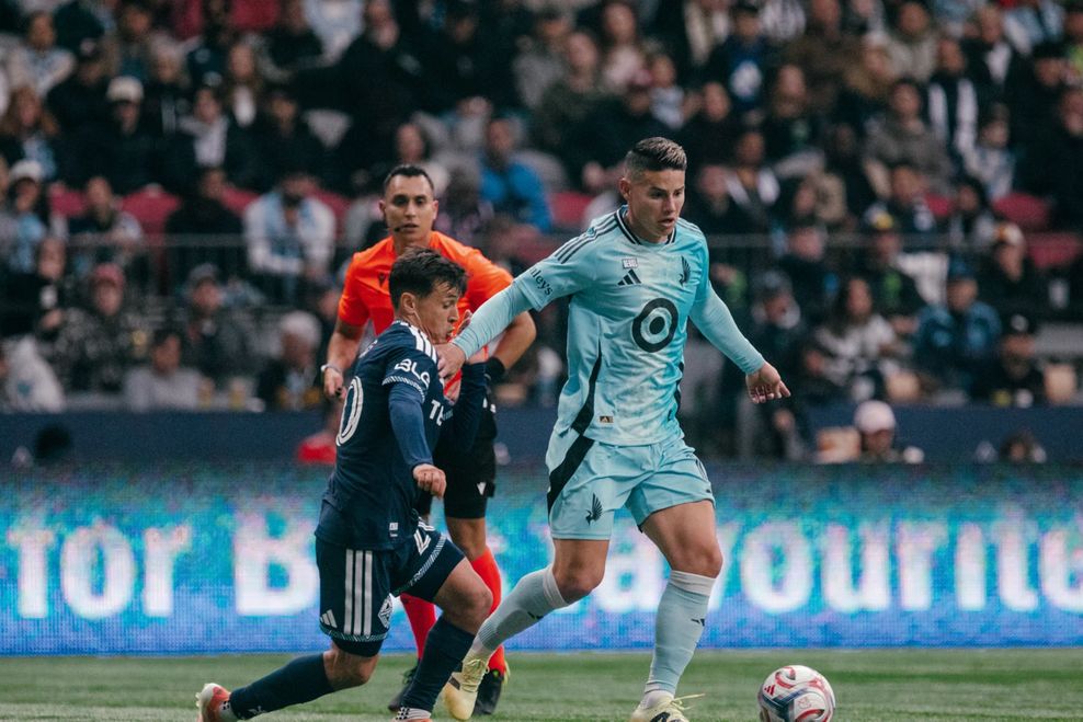Not exactly a dream MLS debut for James Rodriguez (Minnesota United FC)