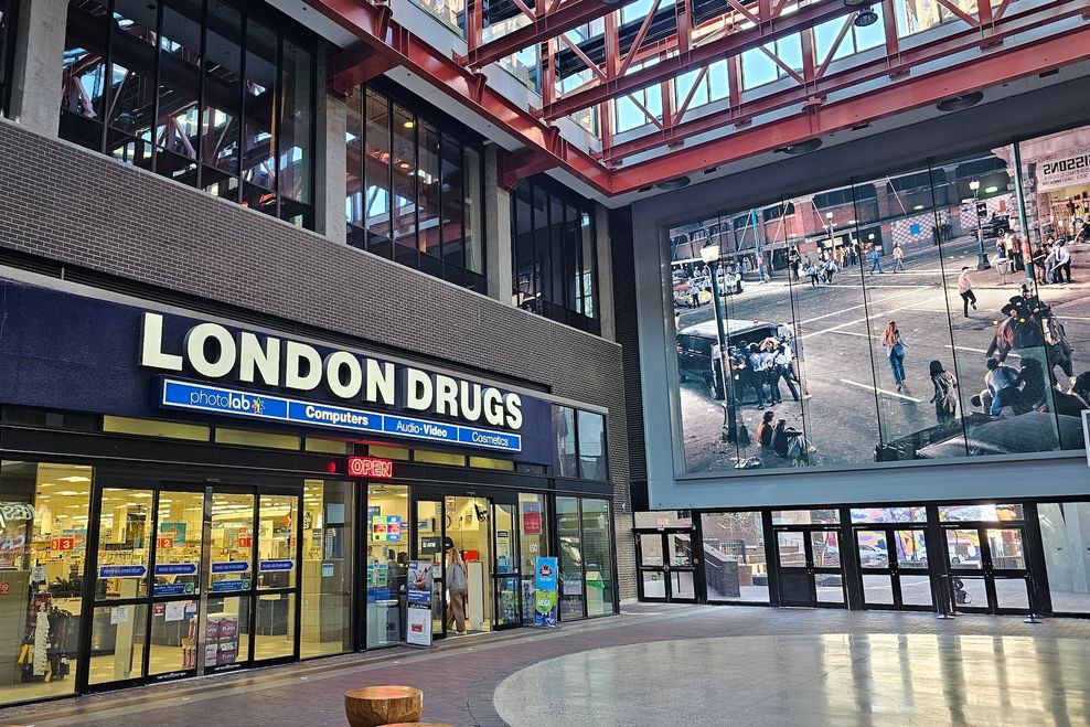 London Drugs at Woodward's. (Kenneth Chan)