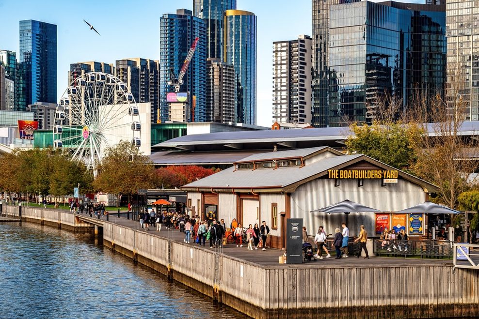 melbourne yarra river waterfront