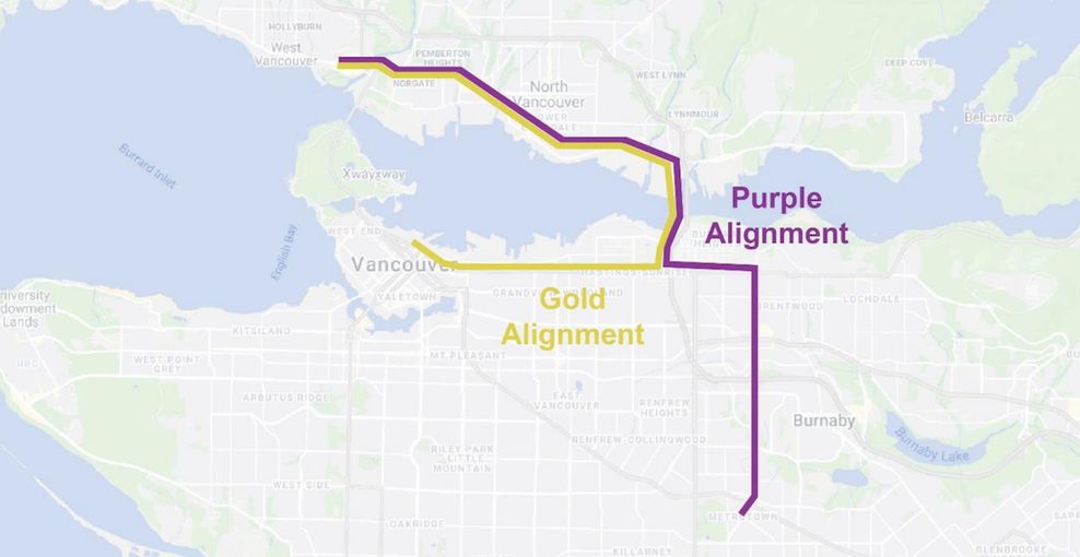 north shore connects burrard inlet rapid transit skytrain