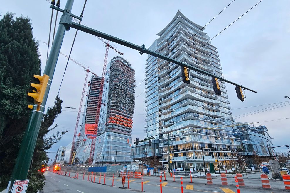 Construction progress on Oakridge Park, as of Jan. 4, 2026. (Kenneth Chan)