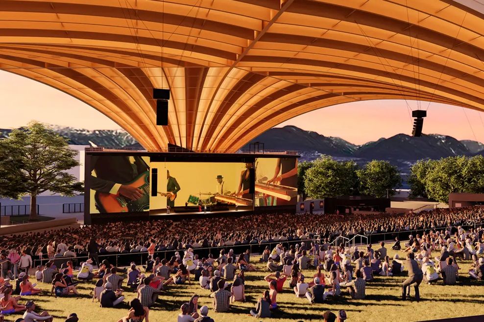 Artistic rendering of the new Freedom Mobile Arch amphitheatre at the PNE. (Revery Architecture/PNE)
