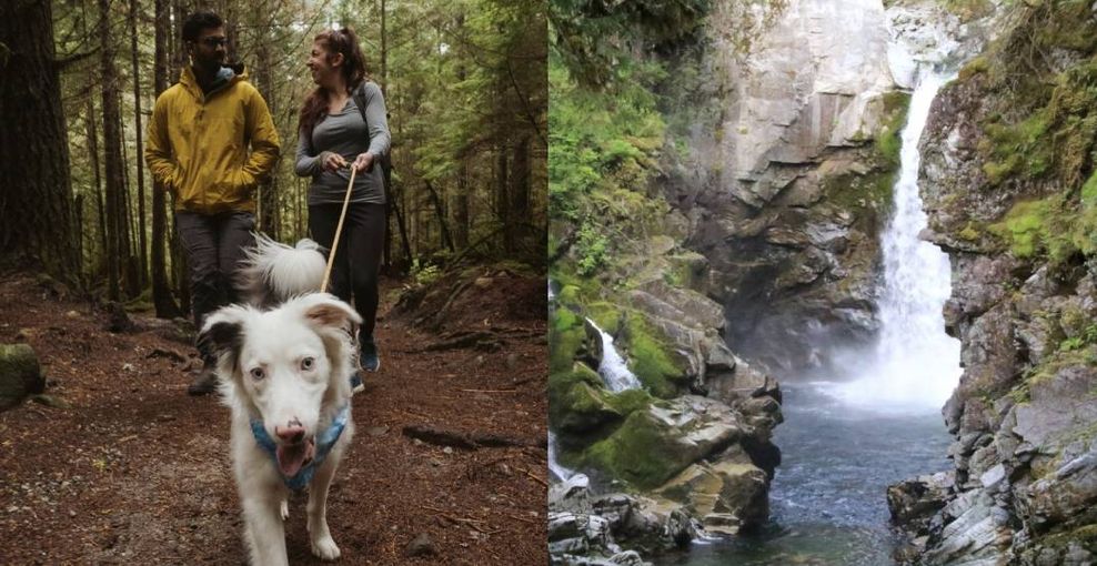 @yourbcparks/Instagram | Mamquam Falls in Squamish, BC (@vancouvertrails/Instagram)