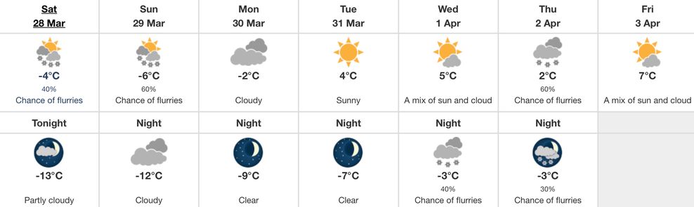 alberta forecast snow
