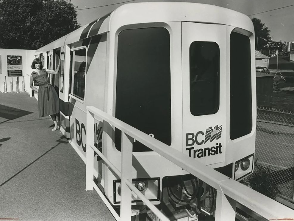 skytrain expo line 1982 demonstration prototype mark i car