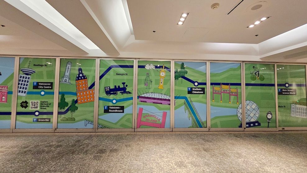 skytrain granville station hudson