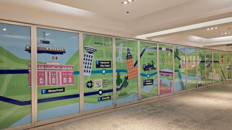 skytrain granville station hudson