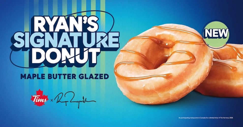 Tim Hortons and Ryan Reynolds donut