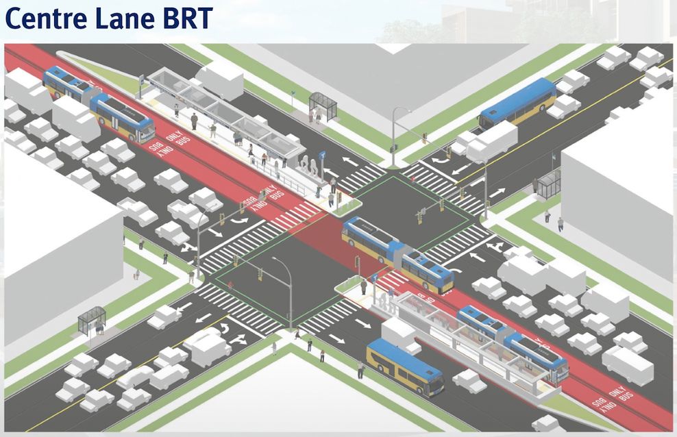 translink brt bus rapid transit design