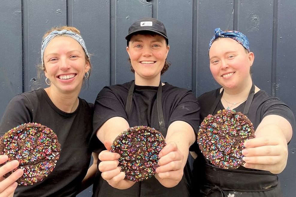 Purebread Bakery staff (Milk and Cookies for Canuck Place)