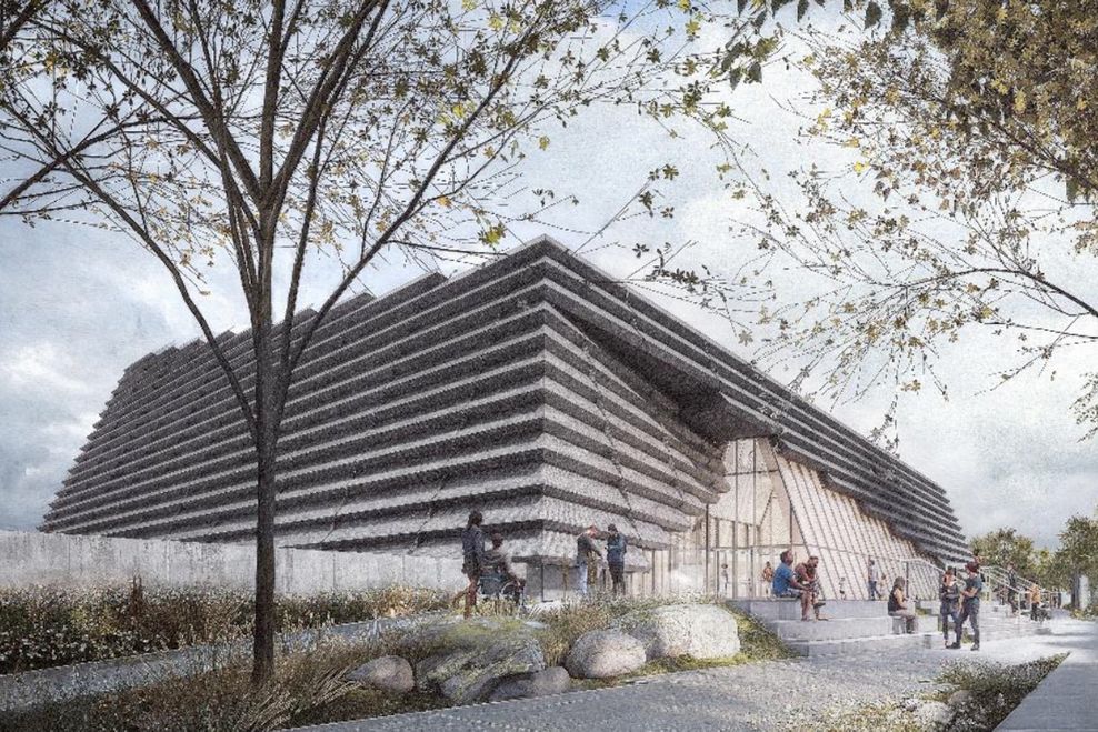 2025 concept of the new Vancouver Aquatic Centre. (MJMA Architecture & Design/Acton Ostry Architects/Vancouver Park Board)