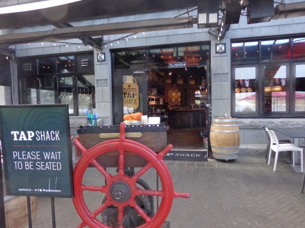 vancouver harbour green park tap shack 