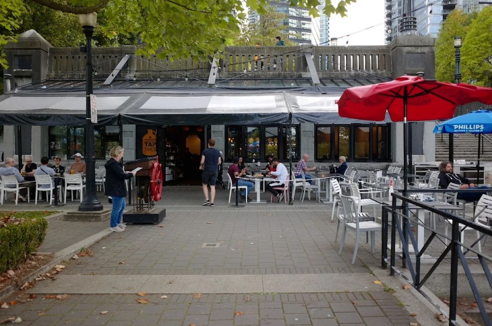 vancouver harbour green park tap shack 