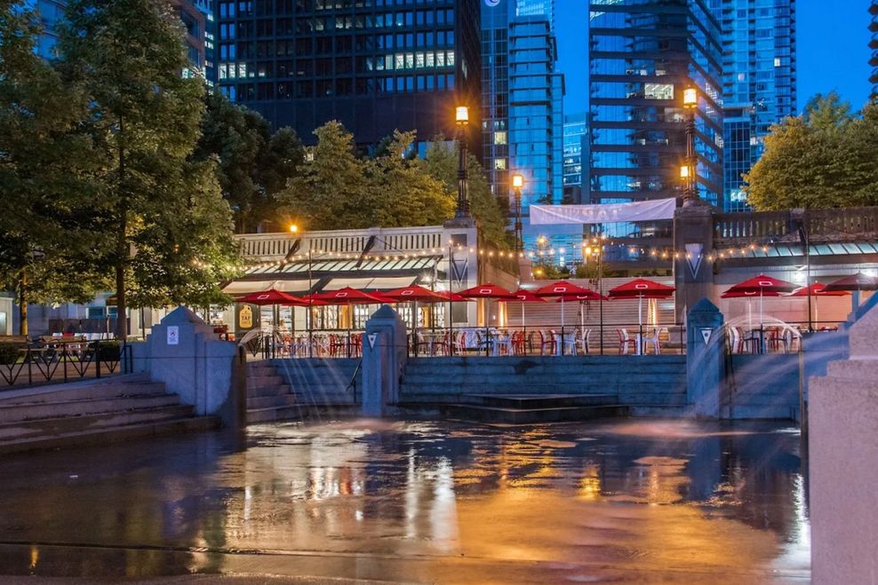 Former TAP Shack space at Harbour Green Park. (Tap & Barrel)