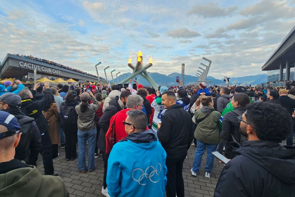 vancouver olympic cauldron relighting feb 6 2026 f