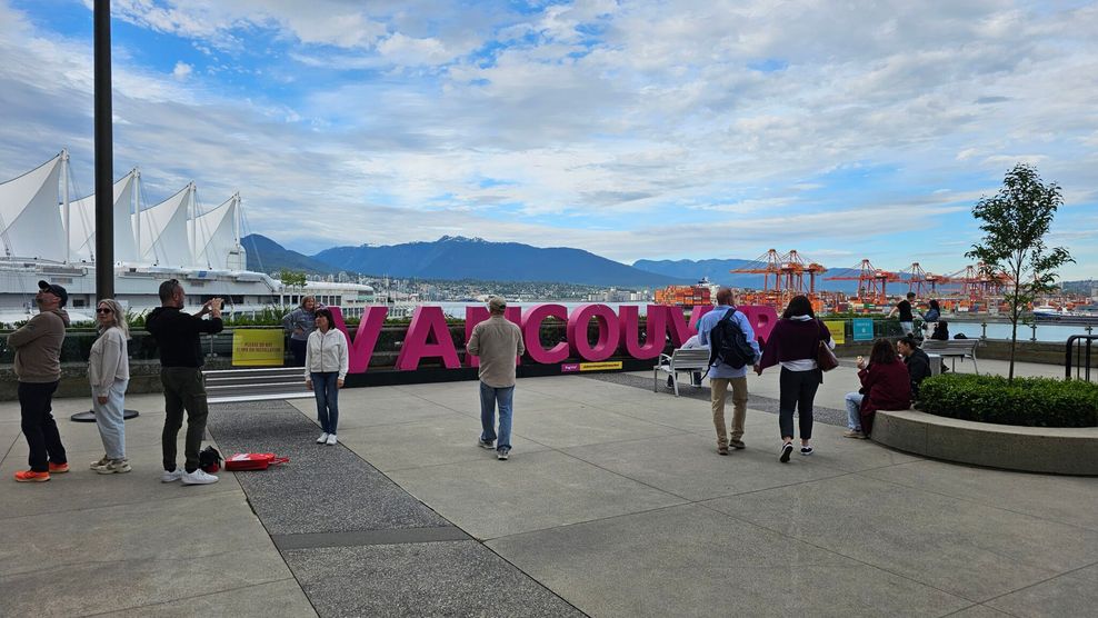 Vancouver sign as part of Junction Public Market