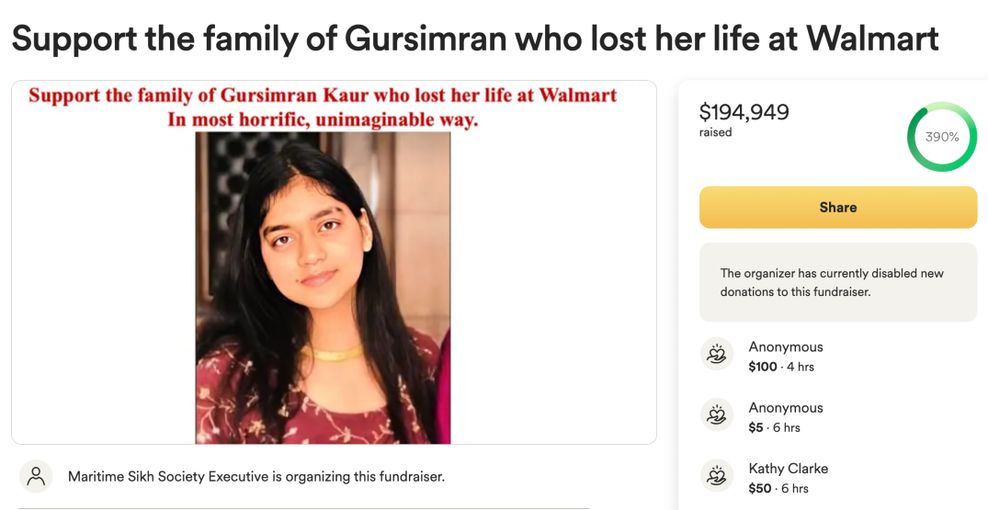 Maritime Sikh Society Executive/GoFundMe