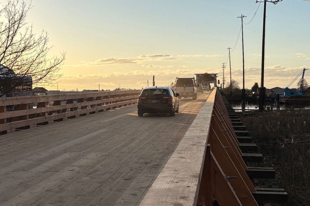 Reopening of Westham Island Bridge on March 28, 2026. (City of Delta)